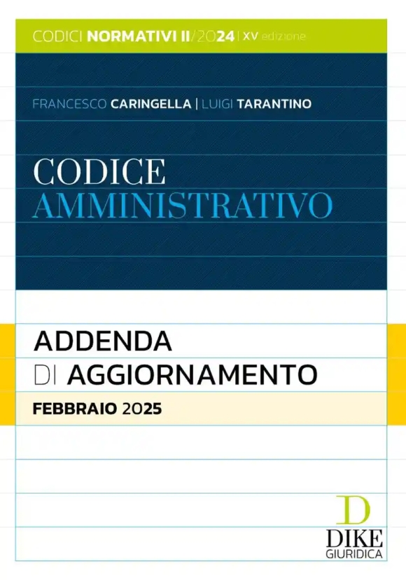 Addenda Codice Amministrativo 2025