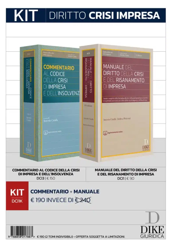 Kit Diritto Crisi Impresa 2025 2vol.