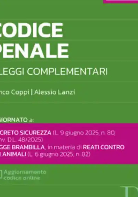 Codice Penale Leggi Compl.2025 2ed.