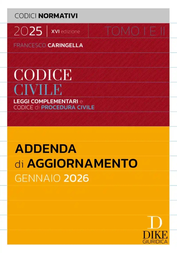 Addenda Agg. Codice Civile E Proc.2026