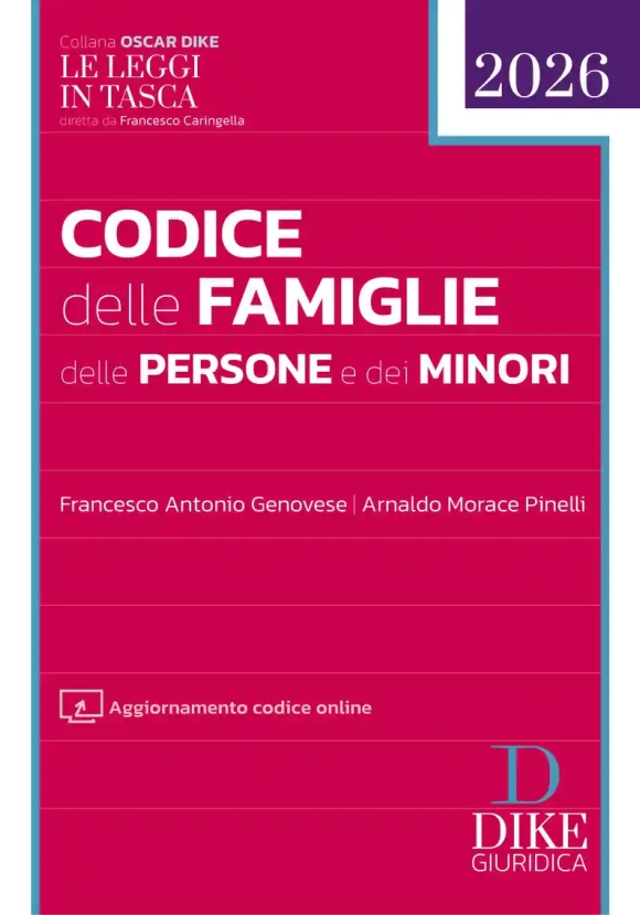 Codice Famiglie Persone E Minori 2026