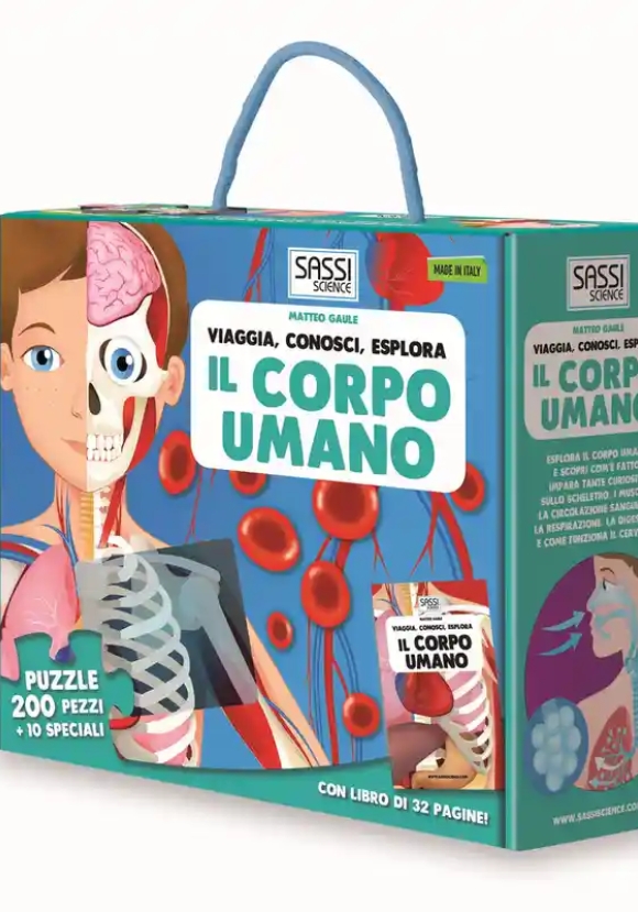 Corpo Umano. Viaggia, Conosci, Esplora. Ediz. A Colori. Con Puzzle (il)