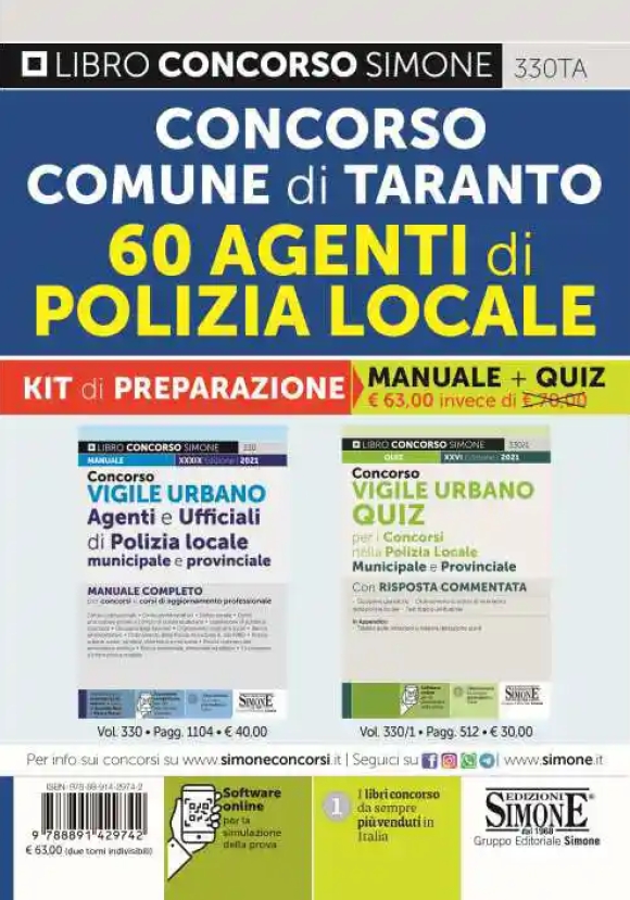 Concorso Comune Di Taranto 60 Agenti Di