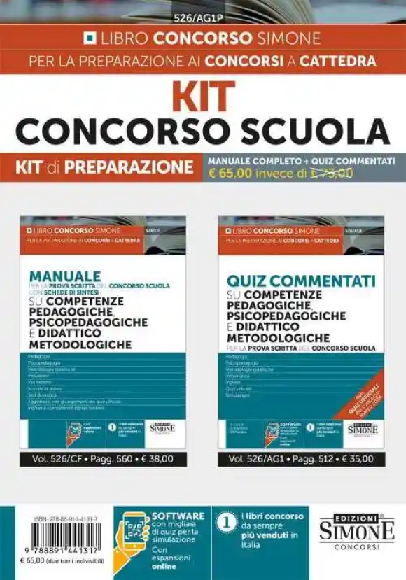 Kit Concorso Scuola Straord.ter 2vol.