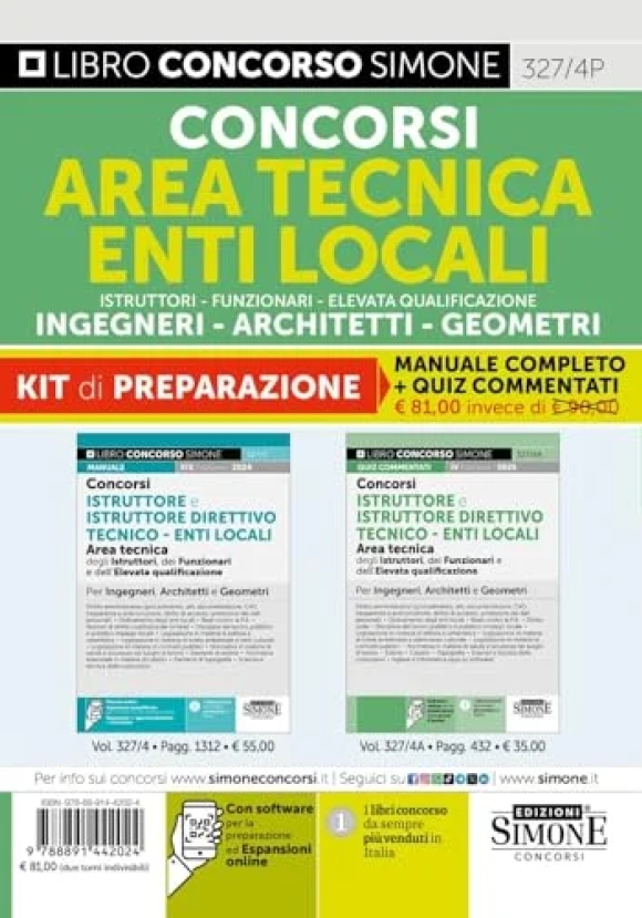 Kit Area Tecnica Enti Locali 2 Vol.2025