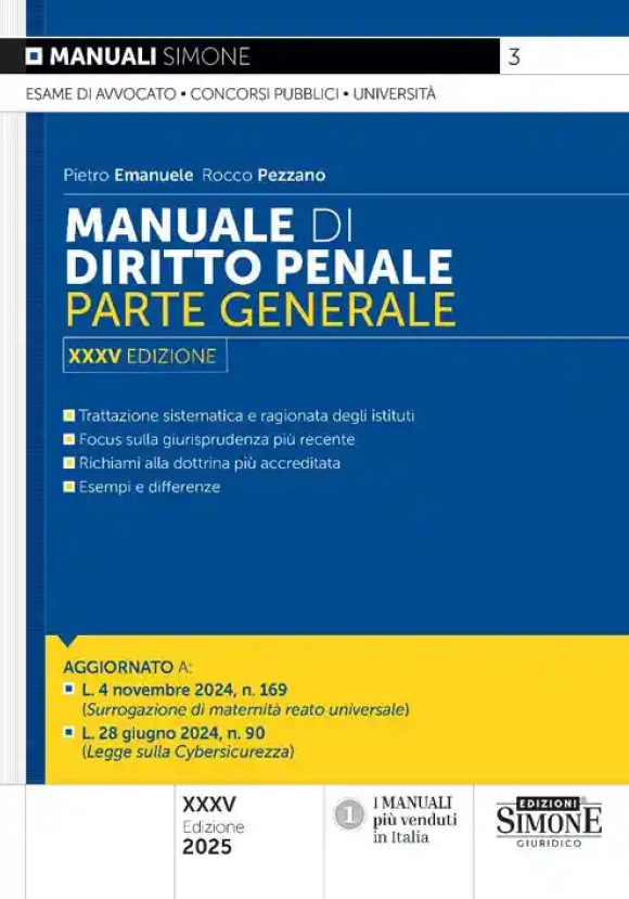 Manuale Diritto Penale P.generale 35ed.