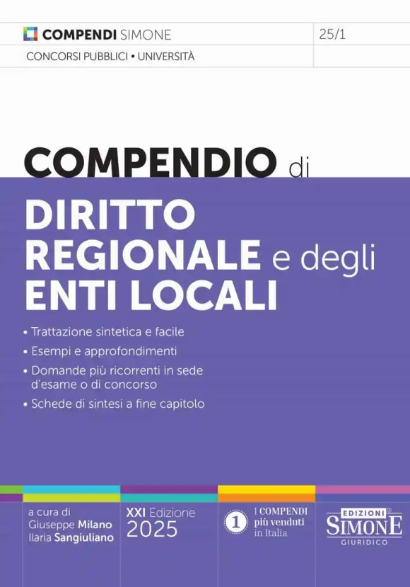 Compendio Diritto Regionale Enti Loc.