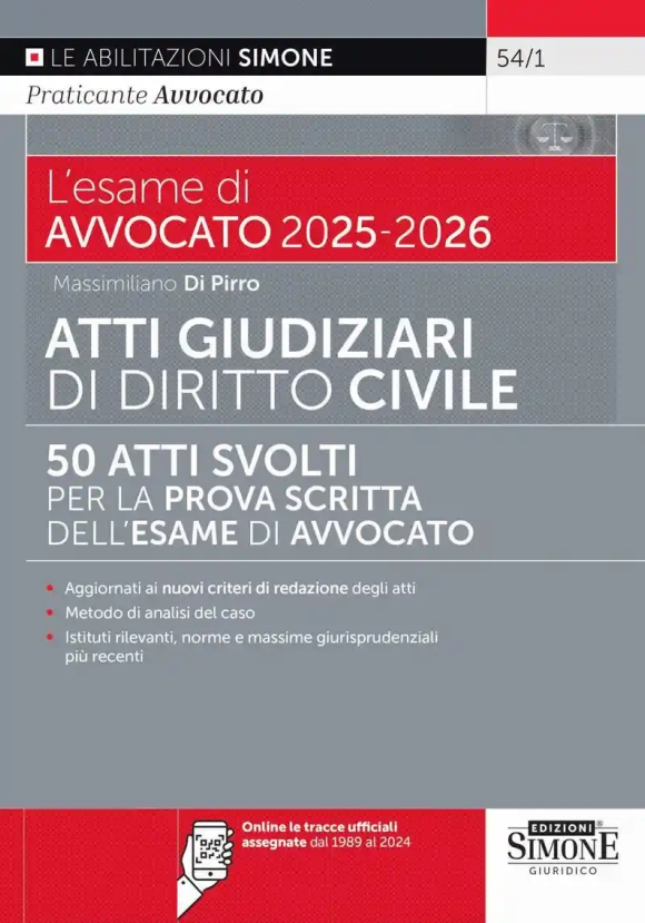 Atti Giudiziari Dir.civile Avvocato 2025