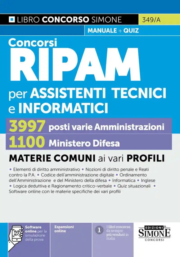 3997 Varie Amm.ni 1100 Min.difesa Ripam