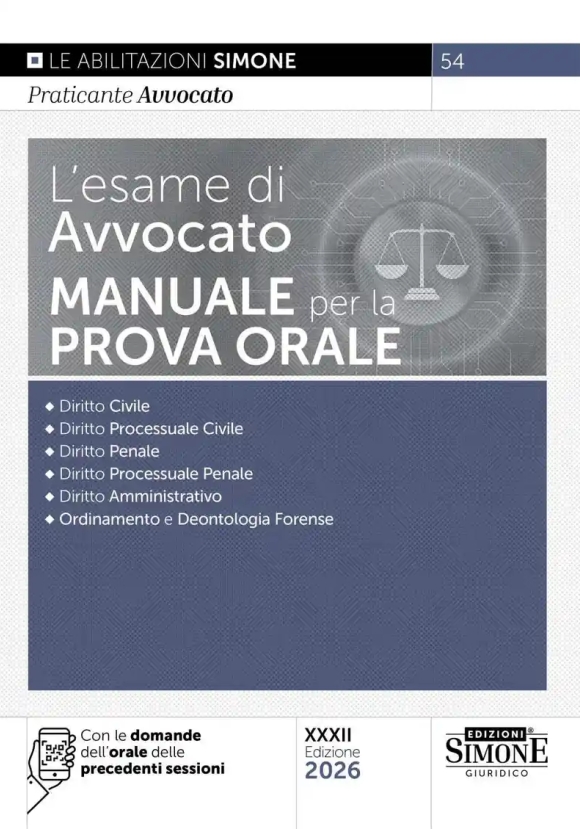 Esame Avvocato Manuale Prova Orale 32ed.