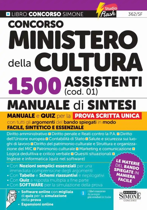 1500 Assistenti Ministero Cultura 2026