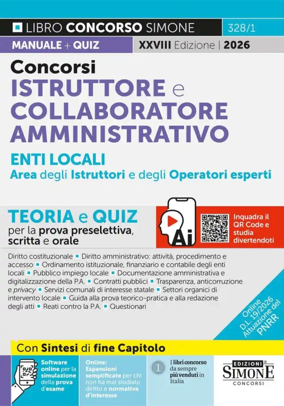 Istruttore E Collab.prof.area Amm.ca Ent
