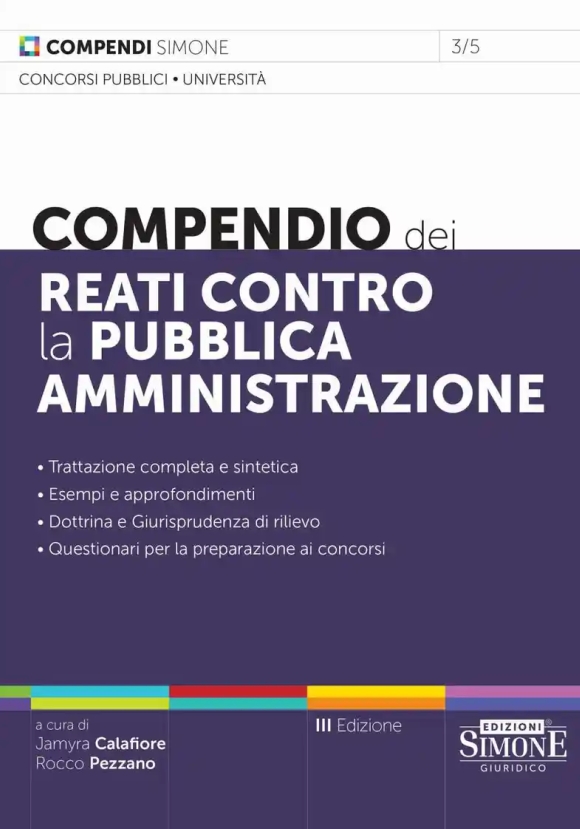 Compendio Reati Contro Pubbl.amm.ne 3ed.