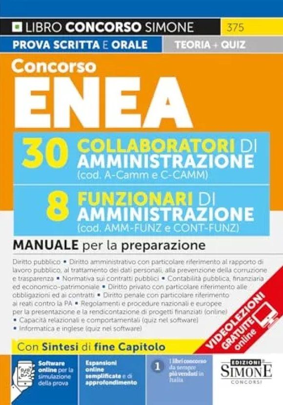 30 Collaboratori 8 Funz.amm.ne Enea 2026