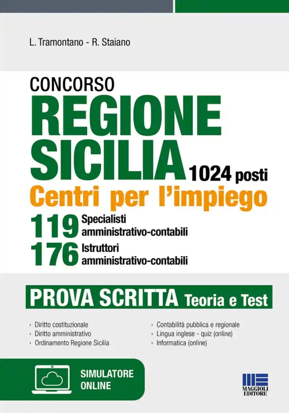 1024 Posti - Regione Sicilia - 119 Specialisti + 176 Istruttori - Prova