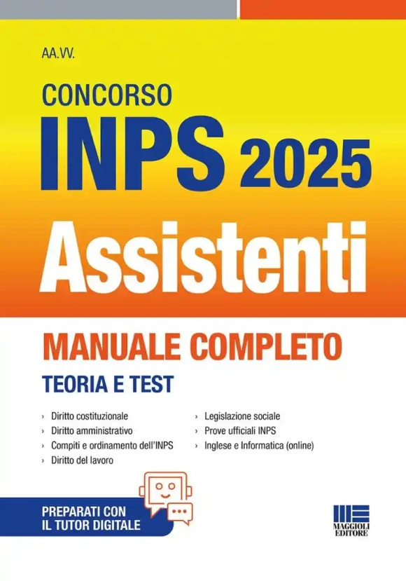 Inps - Assistenti 2025 - Manuale Preparazione