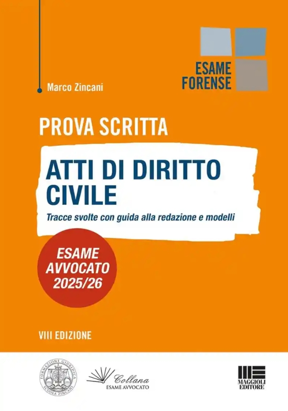 Atti Diritto Civile 2025 8ed.avvocato
