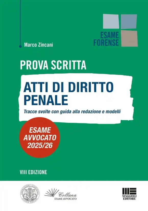 Atti Diritto Penale 2025 8ed. Avvocato