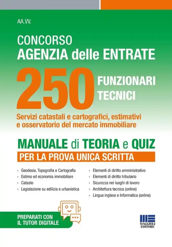 250 Funzionari Tecnici Catast.ag.entrate