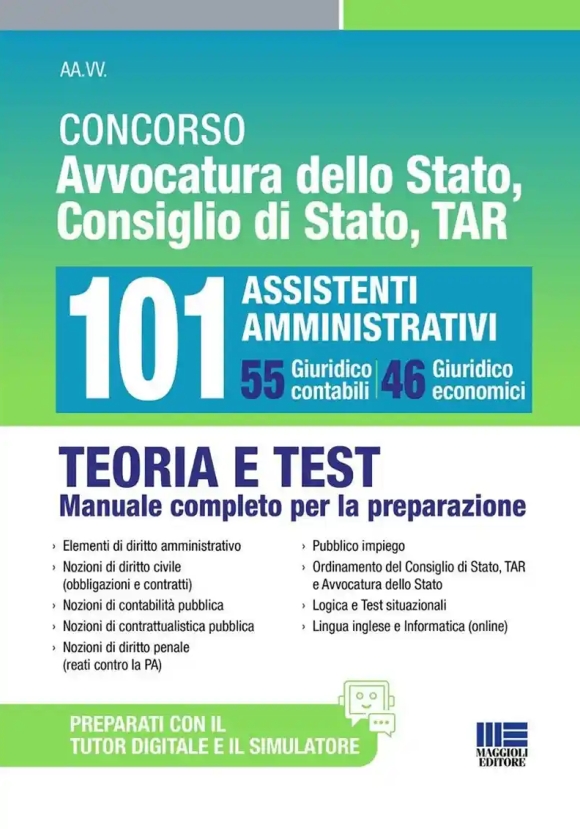 101 Assistenti Amm.vi Avv.stato Cons.tar