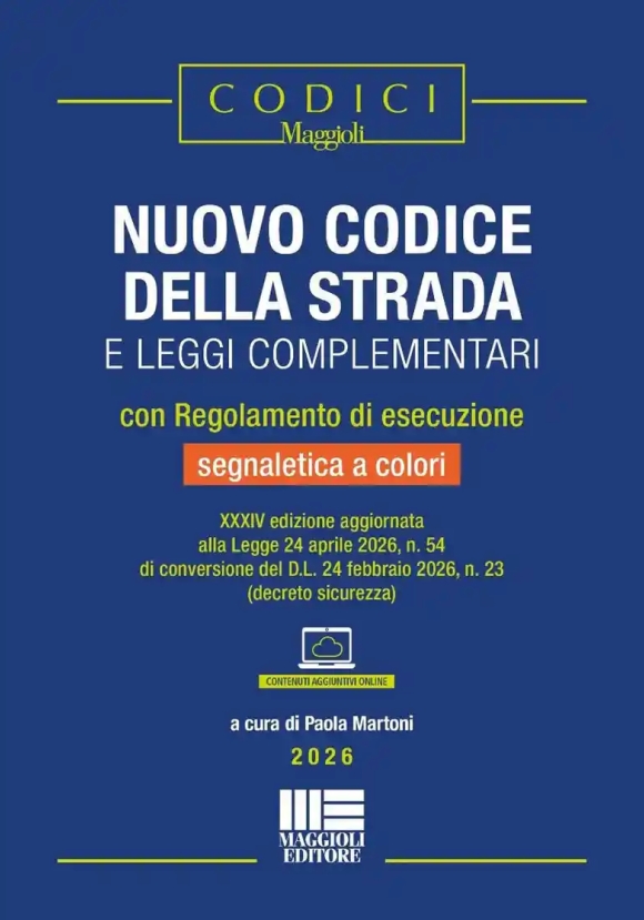 Nuovo Codice Strada Leggi Complem.2026