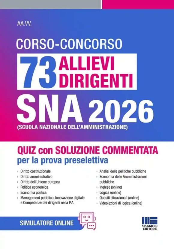 73 Allievi Dirigenti Sna 2026 Quiz Pres.