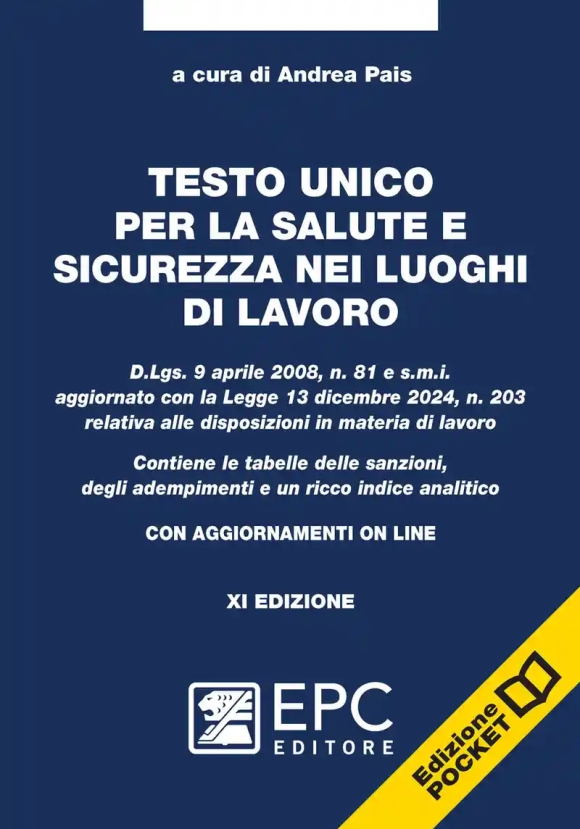 Testo Unico Salute Sicurezza Luoghi Lav.