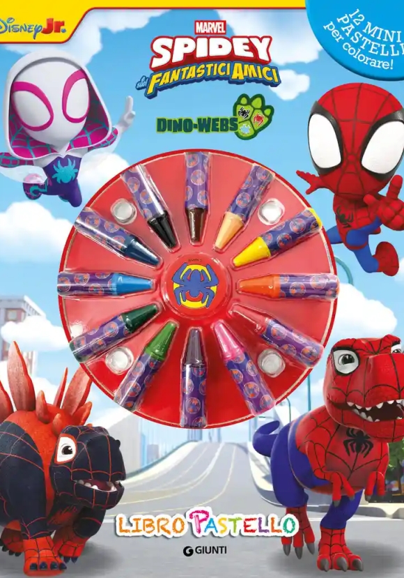 Spidey E Fantastici Amici Dino Web Libro Pastello