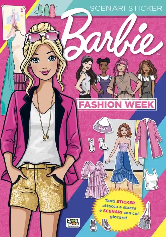 Barbie. Scenario Sticker. Fashion Week