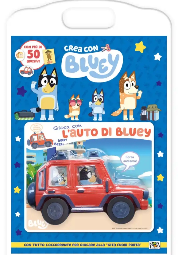 Crea Con Bluey. Gioca Con L'auto Di Blue