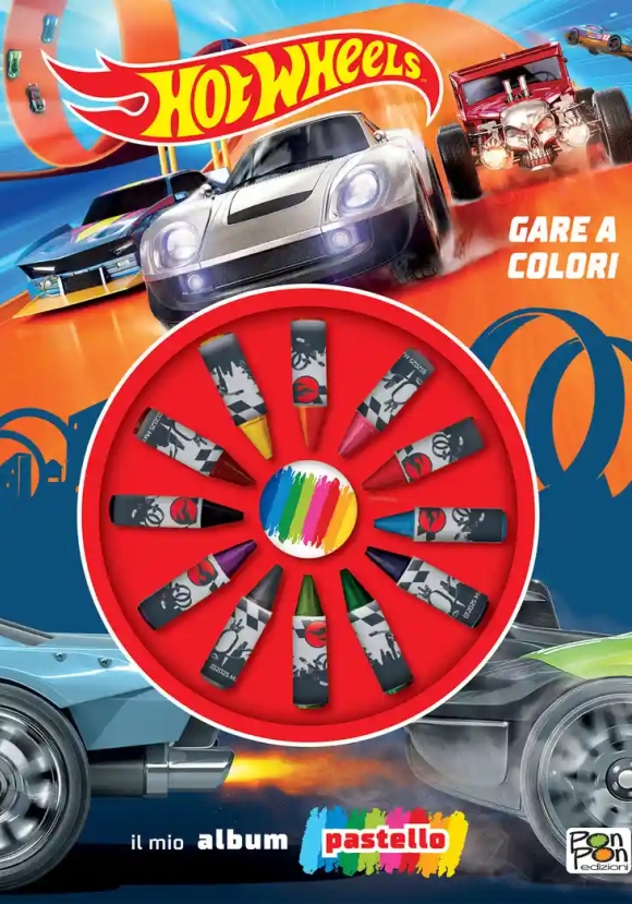 Hot Wheels. Gare A Colori. Album Pastelli