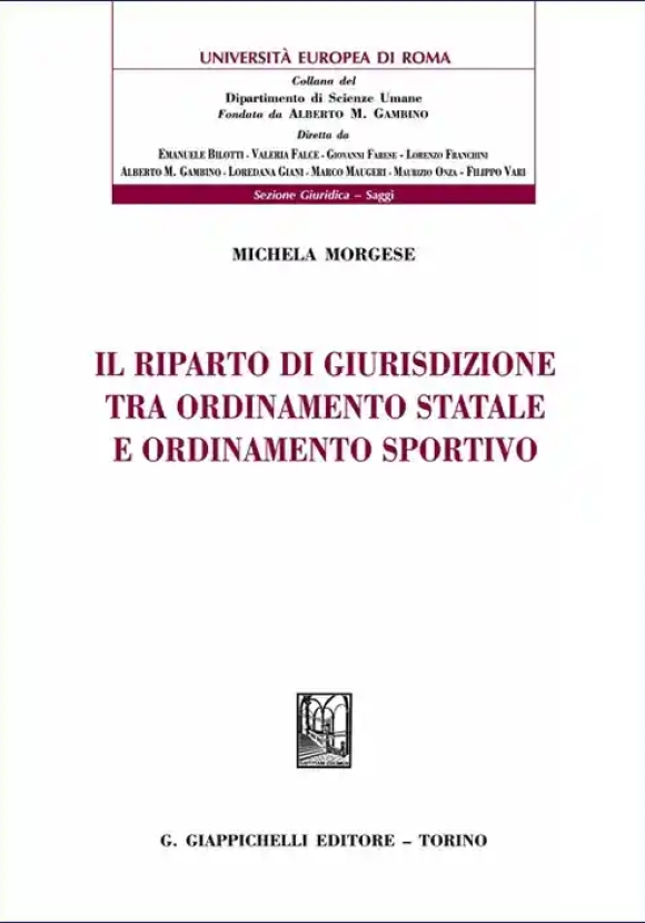 Riparto Di Giurisdizione Ordinam.statale