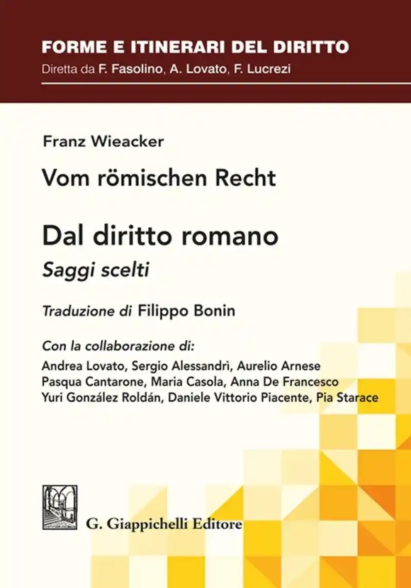 Franz Wieacker Dal Diritto Romano