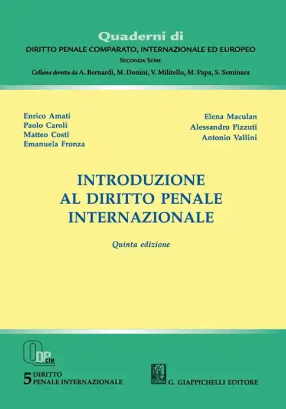 Introduzione Dir.penale Internazionale