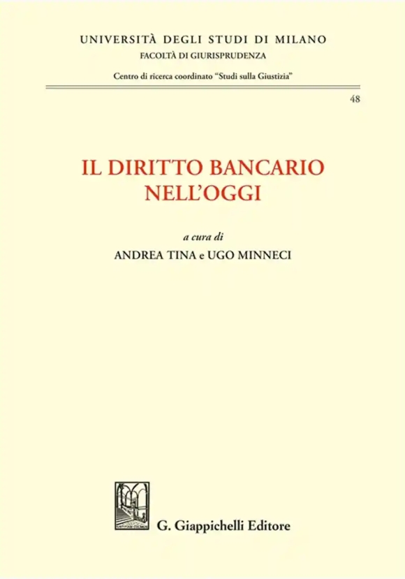 Diritto Bancario Nell'oggi
