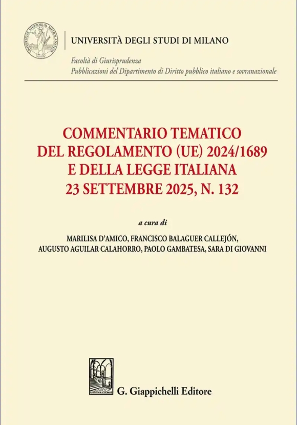 Commentario Tematico Regolamento Ue