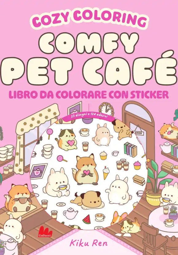 Cozy Coloring. Comfy Pet Caf?