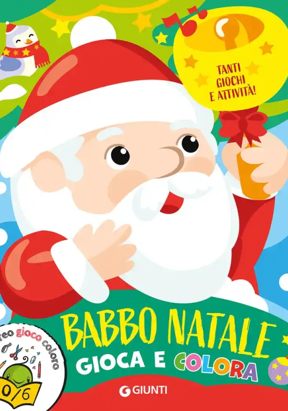 Babbo Natale Gioca E Colora (sagomato)