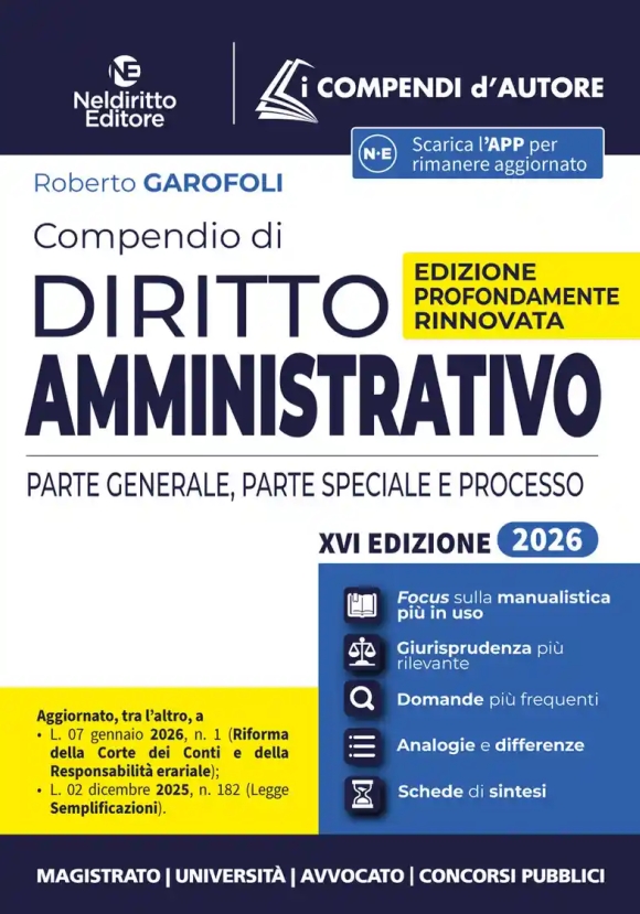 Compendio Diritto Amministrativo 2026