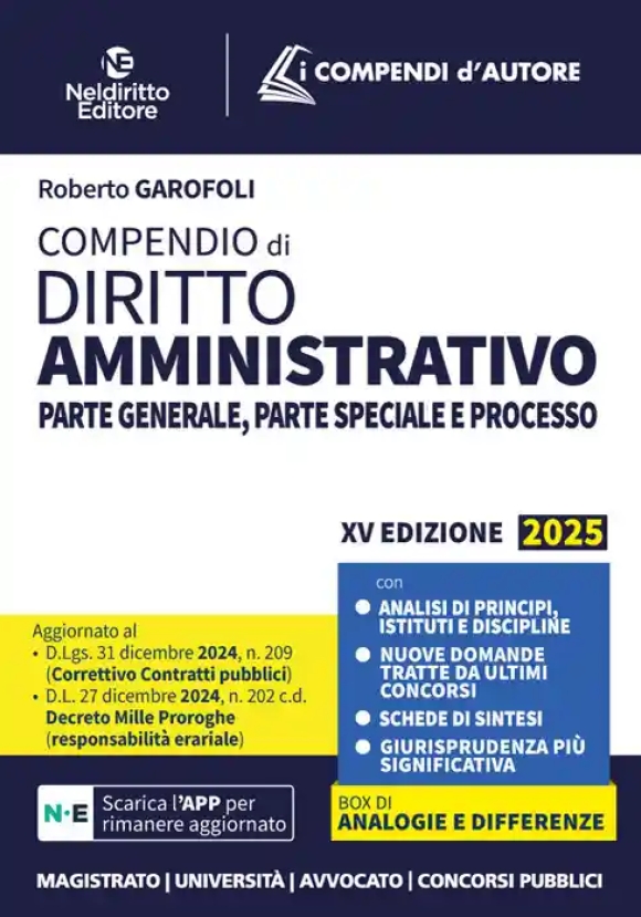 Compendio Diritto Amministrativo 2025
