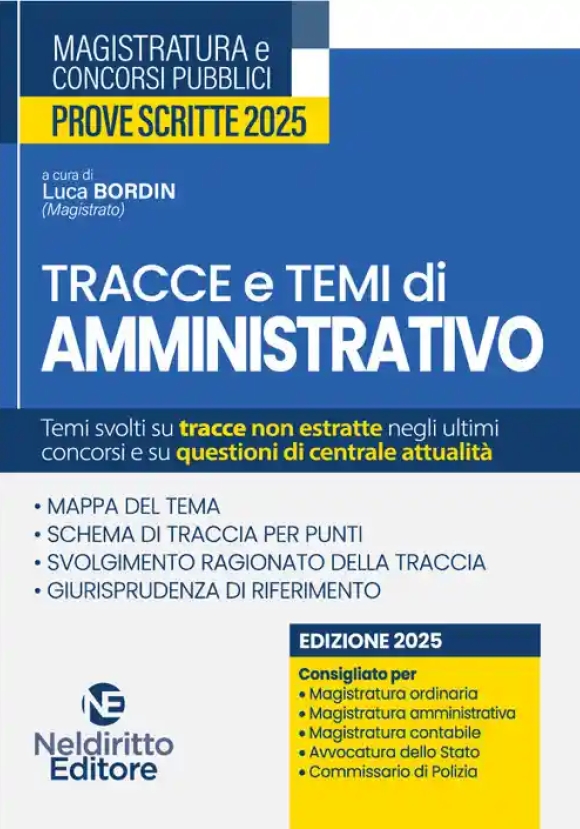 Tracce Temi Diritto Amm.vo 2025 Magistr