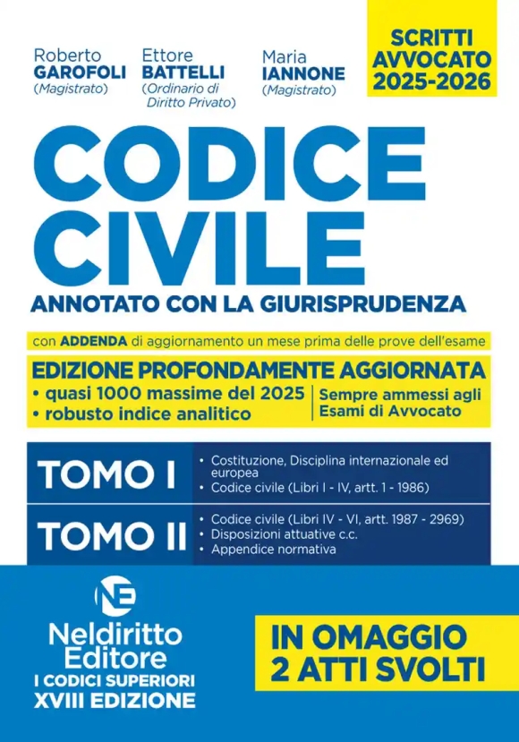 Codice Annotato - Civile 2tomi