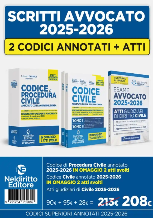 Kit Codici Civ-p.civ.202526 Atti Civil