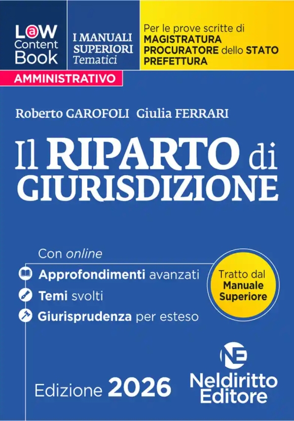 Riparto Di Giurisdizione 2026 Super.