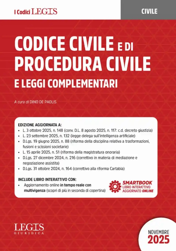 Codice Civile E Proced.civile 2025