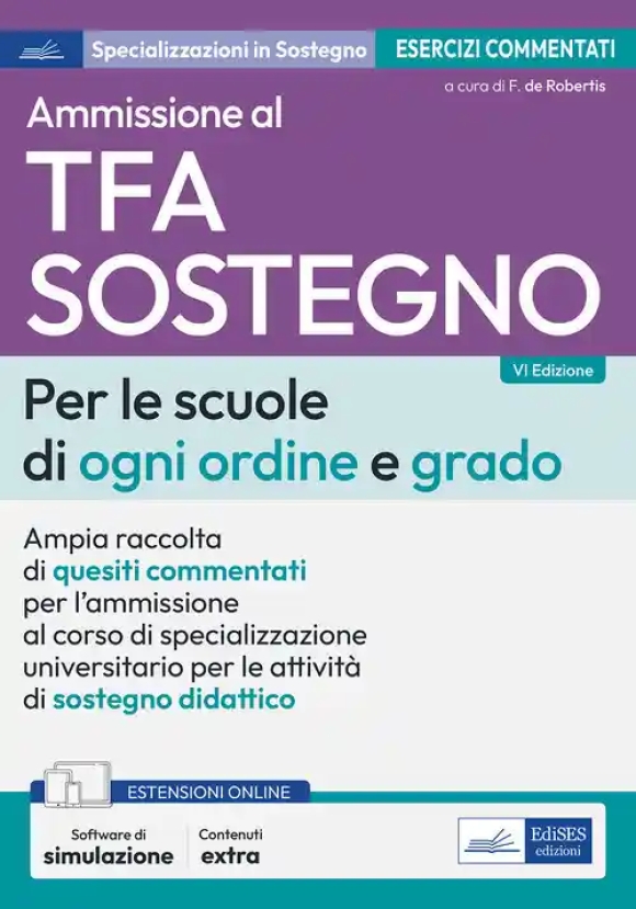 Tfa Sostegno Ogni Ordine E Grado - Esercizi Commentati