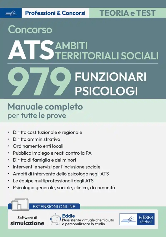 979 Funzionari Psicologi Ats - Manuale