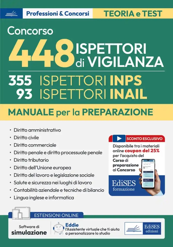 448 Ispettori Di Vigilanza - Inps E Inail - Manuale