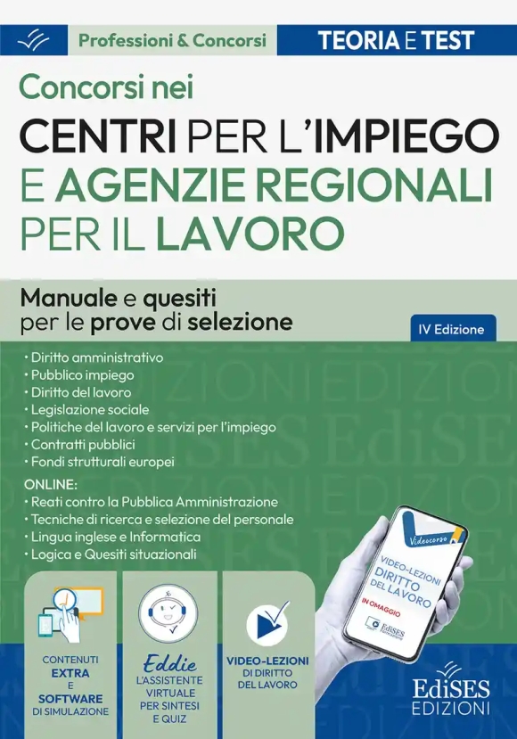 Centri Per L'impiego - Agenzie Regionali Lavoro - Manuale + Quiz