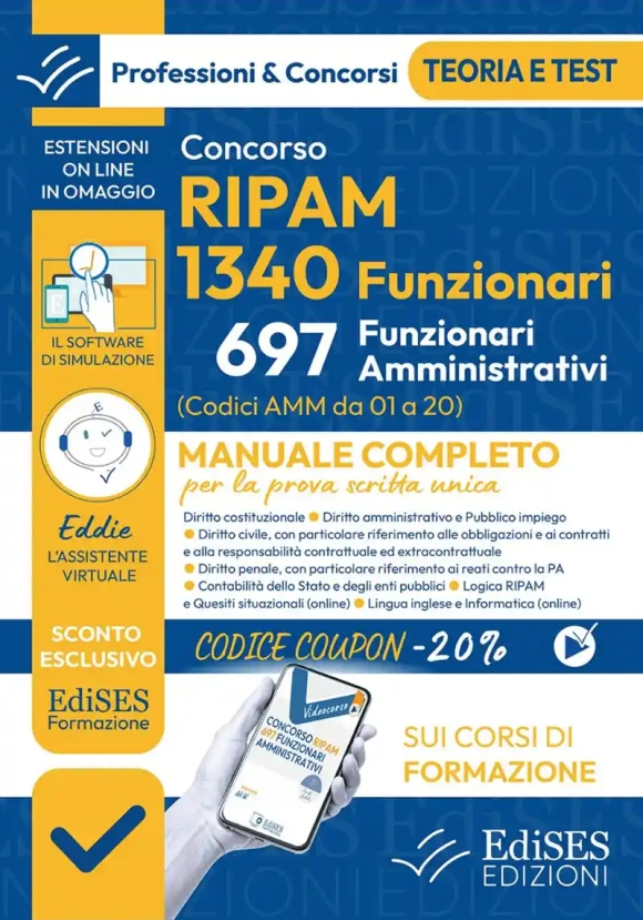 1340 Ripam - Funzionari Amministrativi Economici - Manuale